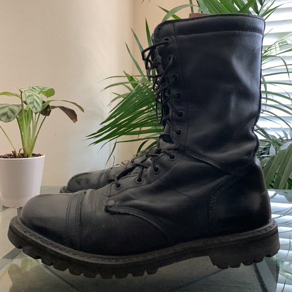 Rocky Paratrooper Side Zipper Jump Waterproof Military Combat Boots - Picture 4 of 11